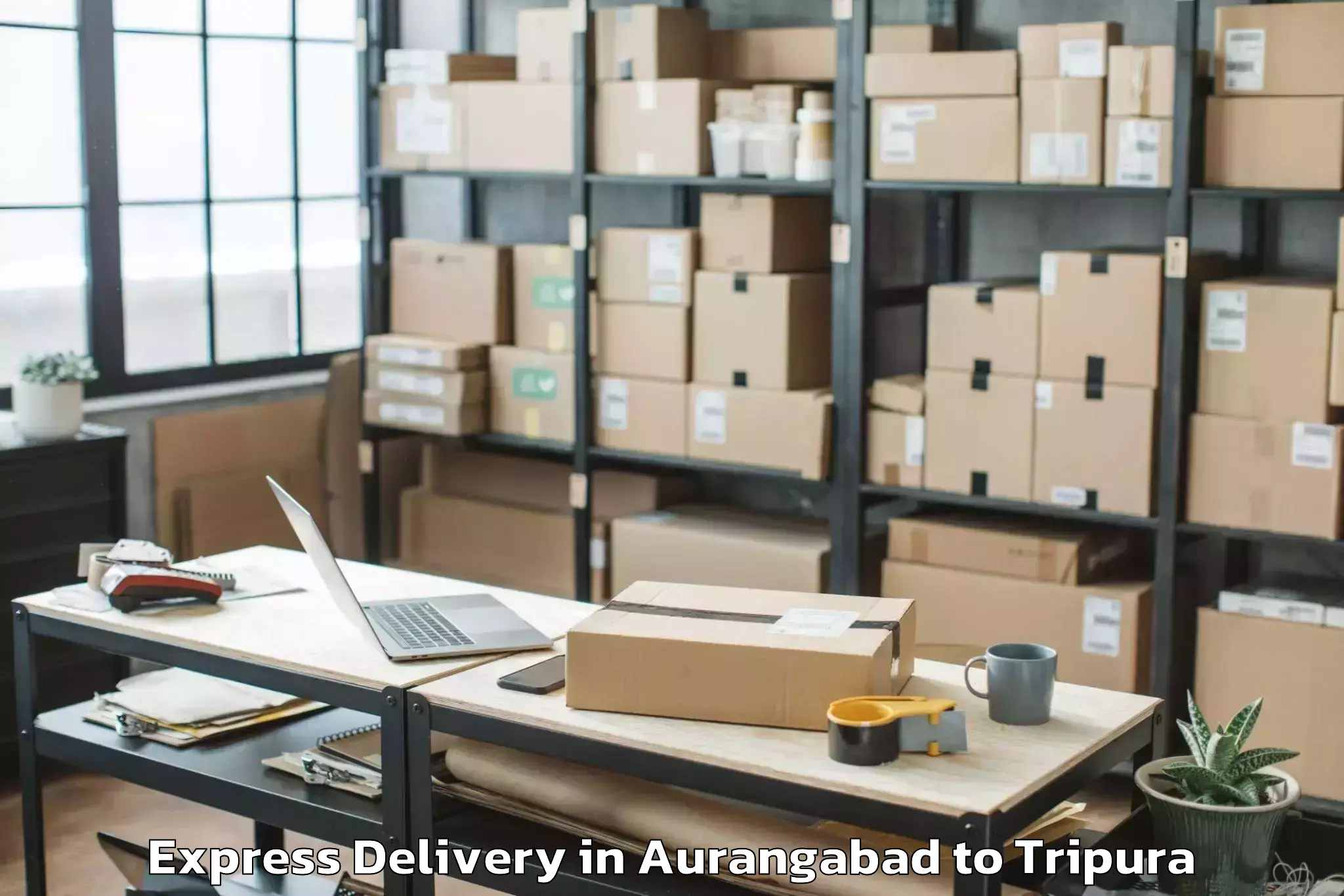 Book Aurangabad to Tripura Express Delivery